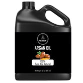 Naturevibe Botanicals Argan Oil bottle close-up for hair shine and skin hydration.