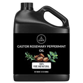 Naturevibe Botanicals Castor Oil with Rosemary and Peppermint jar—nourishes skin and hair daily.