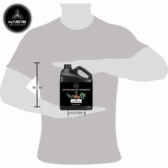 Naturevibe Botanicals Castor Oil pour spout—easy application for skincare and haircare routines.