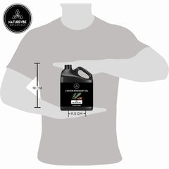 Naturevibe Botanicals castor rosemary oil ingredients highlight castor and rosemary oil.