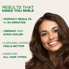 Naturigin long-lasting color swatch shows fade-resistance up to eight weeks