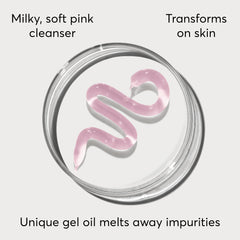 Naturium Camellia Creamy Cleansing Oil features fermented camellia oil for nourishing skin.