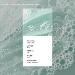 Naturium Perfector body wash lather for soothing exfoliation