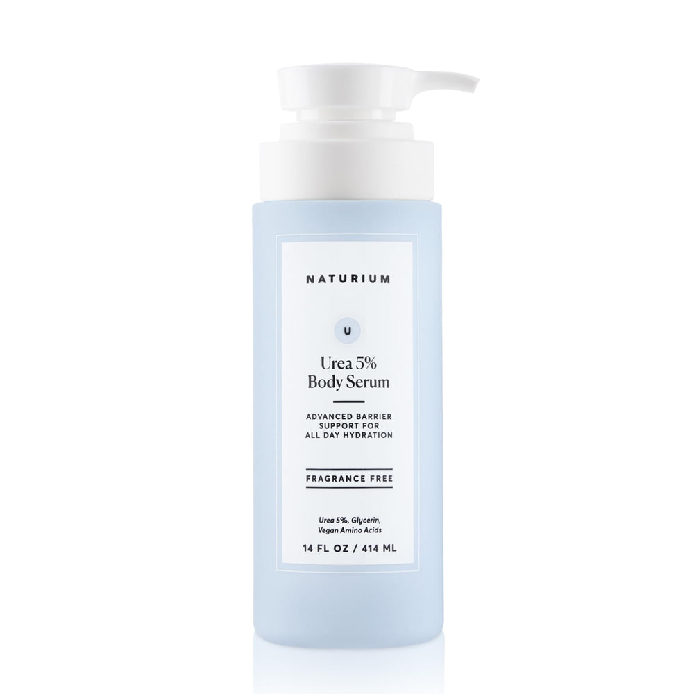 Naturium Urea 5% Body Serum bottle for hydrating barrier support.