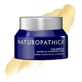 Naturopathica Calendula Essential Hydrating Cream jar showcases rich hydration for dry, sensitive skin.