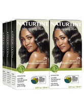 Naturtint 2N Brown Black color application at home for salon-like results.
