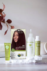 Naturtint 3NV Radiant Red application tools for easy, mess-free home coloring.