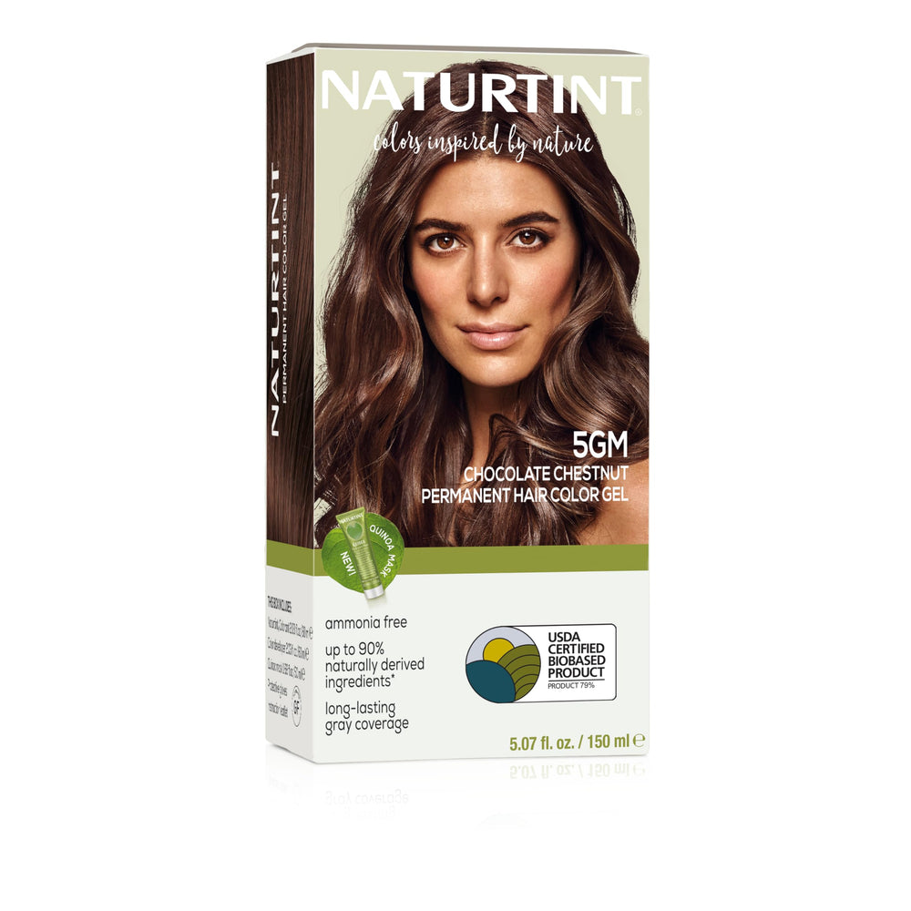 Naturtint 5GM packaging close-up shows vegan, cruelty-free color options.
