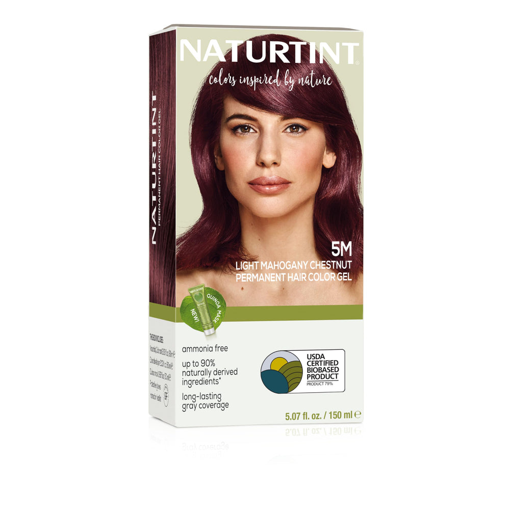 Naturtint 5M Light Mahogany Chestnut bottle for even at-home color