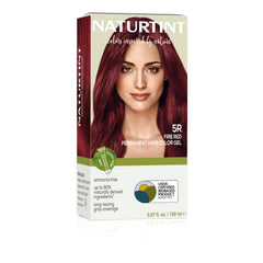 Naturtint 5R Fire Red color bottle for at-home color with a vivid, natural-looking result
