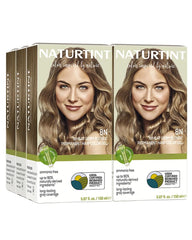Naturtint 8N Wheat Germ Blonde box packaging for plant-based home color