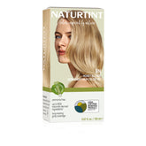 Naturtint 9N Honey Blonde bottle pour demonstrates an ammonia-free color experience.