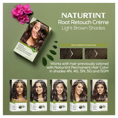 Ammonia-free Naturtint formula displayed for gentle root touch-ups