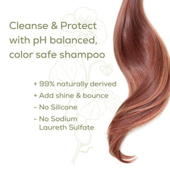 Naturtint Color Care Shampoo lemon fruit water delivers refreshing cleanse while supporting color.