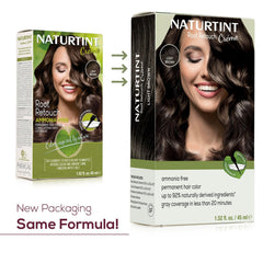 Naturtint root retouch kit shown with color, bowl, and brush
