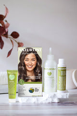 Naturtint plant-based ingredients close-up highlighting natural hair nourishment.