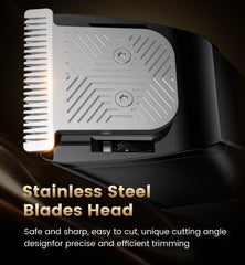NAUQUOHZ Beard Trimmer 90 minute runtime for extended grooming sessions