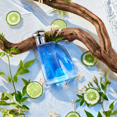 Nautica Blue EDT cap-closeup highlights crisp, fresh notes.
