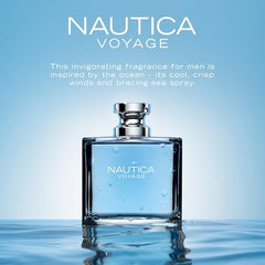 Nautica Voyage musk finish adds warmth and lasting appeal.