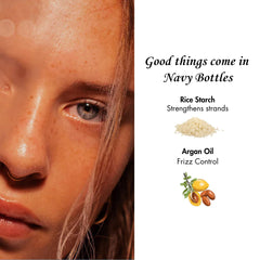NAVY HAIR CARE Sailor Talk Dry Shampoo application facilitates quick refresh and easier styling.
