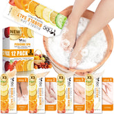 nbc BeautiLab pedicure kit bubble salt close-up with spa bubbles for at-home pampering