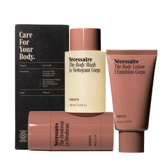 Nécessaire Body Essentials Mini wash bottle for travel-friendly cleansing.