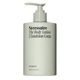 Nécessaire The Body Lotion Eucalyptus bottle shows daily firming moisturizer for all skin types.