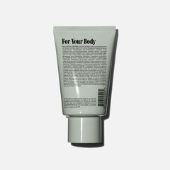 Close-up of texture of Nécessaire body lotion mini eucalyptus for smooth skin.