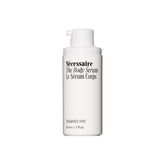 Nécessaire The Body Serum bottle with pump offers fragrance-free hydration for sensitive skin.