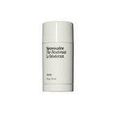 Nécessaire Hinoki deodorant bottle front shows aluminum-free daily freshness.