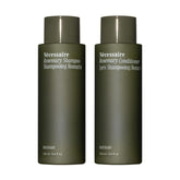 Nécessaire Rosemary Shampoo bottle shows a strengthening formula for thinning hair.