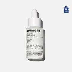 Nécessaire Scalp Serum pipette application demonstrates precise daily use on the scalp