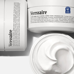 Nécessaire The Body Cream pump shows easy, controlled application.