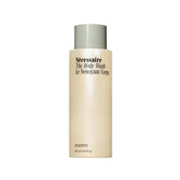 Nécessaire The Body Wash Eucalyptus bottle on a bathroom shelf for a refreshing cleanse.
