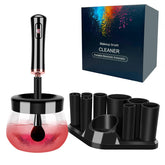Neeyer makeup brush cleaner spinner demonstrates fast, thorough cleaning and easy drying for ready-to-use brushes.