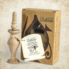 Nefertari Egyptian design packaging adds ritual charm to makeup routine.