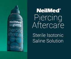 NeilMed NeilCleanse preservative-free formula showcased in a close-up bottle view for sensitive-skin use.