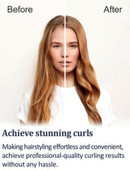 Nekuma fast-heating metal outer layer enables quicker curling sessions.
