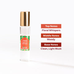Nemat Amber Perfume Oil vial in hand shows travel-friendly size