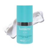NEOCUTIS Lumière Firm eye cream tube close-up with smooth, hydrating texture