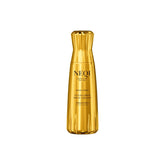 neqi Diamond Glass bottle pour for even application and radiant shine.