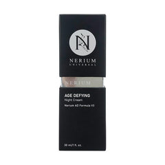 Nerium Universal Night Cream bottle with overnight hydration and fragrance-free formula.