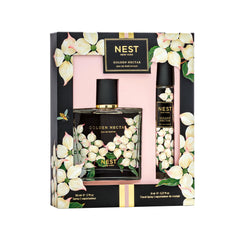 NEST New York Golden Nectar bottle front for daily wear, refined floral gourmand scent.