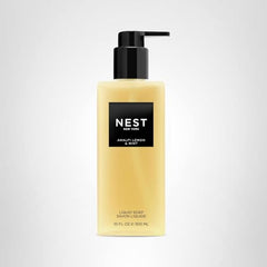 NEST New York Amalfi Lemon & Mint ingredients page shows gluten-free and cruelty-free formula