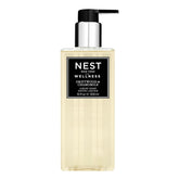 NEST New York Liquid Soap driftwood bottle showing calming cleanse for daily routine.