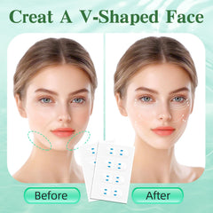 Netlkjonk face tape lifting invisible adhesive closeup demonstrates transparent contour enhancement.
