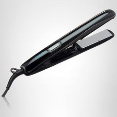 Neuro flat iron with rounded edges creating waves or curls for versatile styling