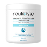 Neutralyze dual-texture pad for face and body acne care.