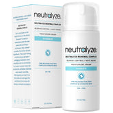 Neutralyze Renewal Complex bottle close-up for acne-prone skin routine.