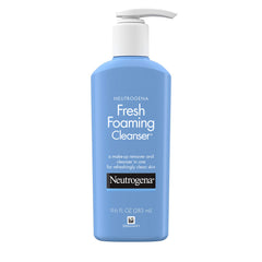 Neutrogena Fresh Foaming Cleanser bottle shown for daily makeup removal and cleansing